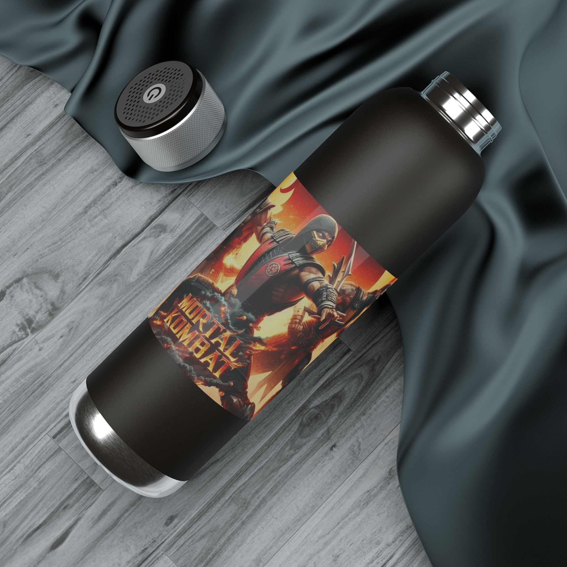 Personalized Soundwave Copper Vacuum Audio Bottle